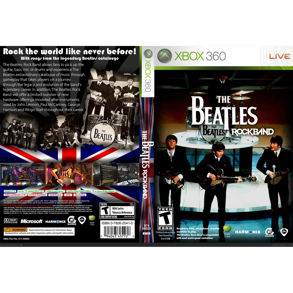 Beatles rock deals band xbox 360