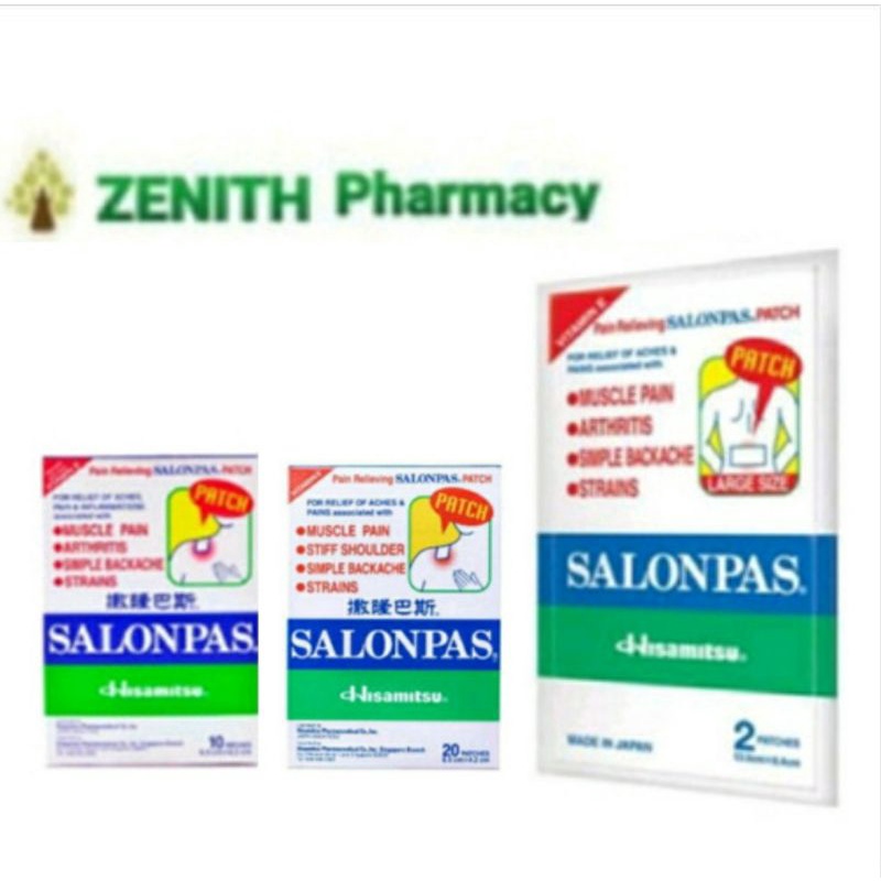 Assortiment De 100 Patchs Salonpas - Lot De 5 Boîtes De 20 Patchs Neuf Origine Japon