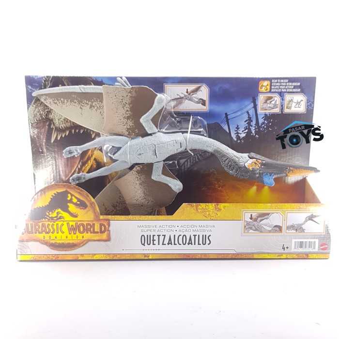 Jurassic World Dominion Massive Action Quetzalcoatlus Original Mattel ...