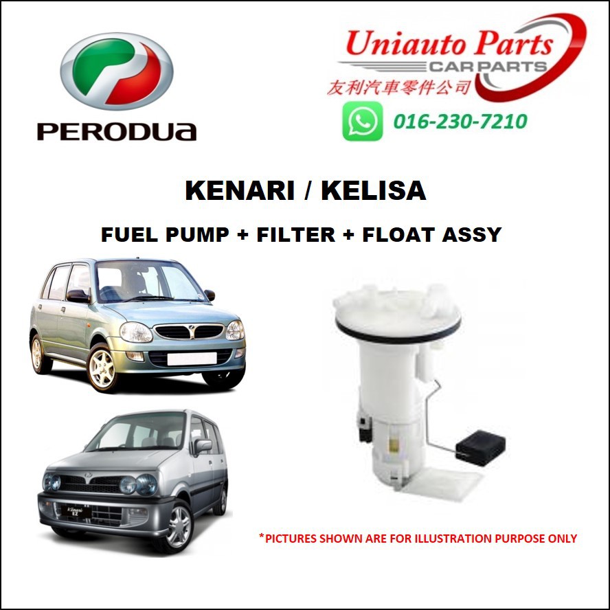 PERODUA KENARI / KELISA PETROL FUEL PUMP + FUEL FILTER + FLOAT ASSY Shopee Malaysia