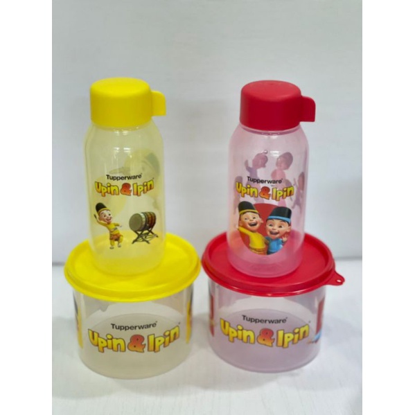 Tupperware Upin Ipin Botol & Canister random | Shopee Malaysia