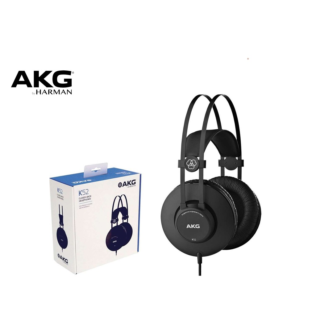 AKG K52 Closed back Headphones K 52 K 52 Shopee Malaysia