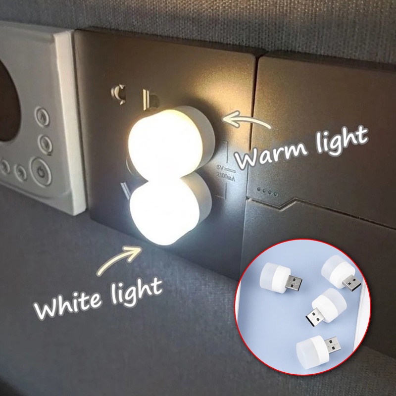 Portable USB LED Light Soft Light Eye Protection Night Light Desk Table ...