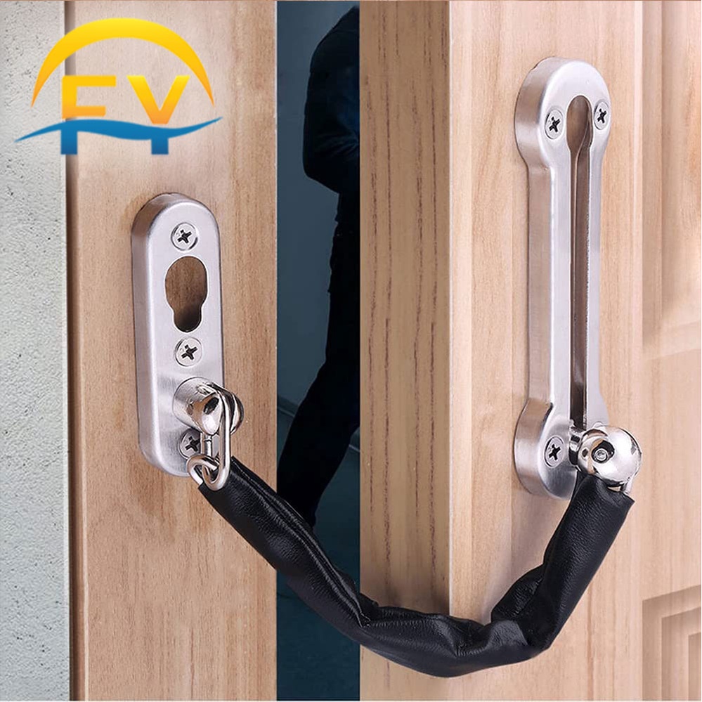 FY Door Chain Lock Chain Guard Door Security Bolt Heavy Duty Latch Lock ...