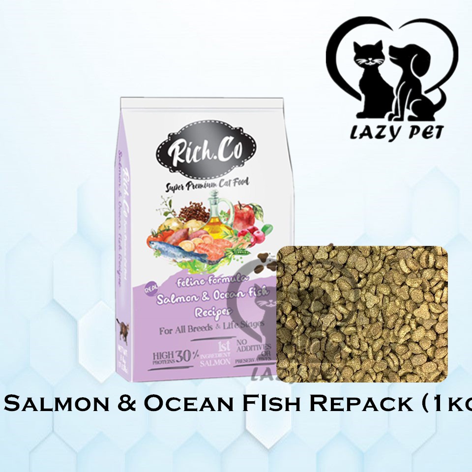 Rich Co Rich Choice Premium Real Salmon & Ocean Fish REPACK (Cat Food