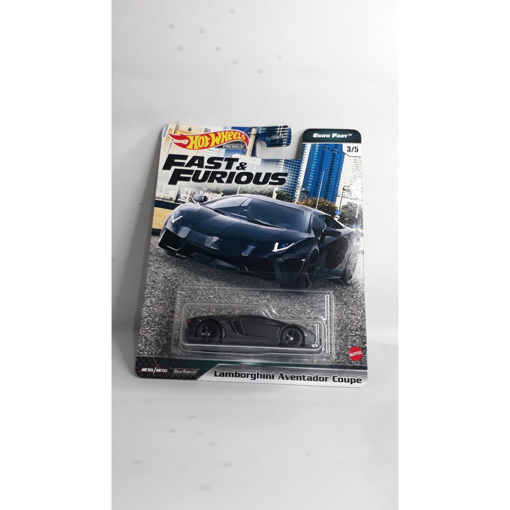 Hot Wheels Premium Fast & Furious Euro Fast Lamborghini Aventador Coupé