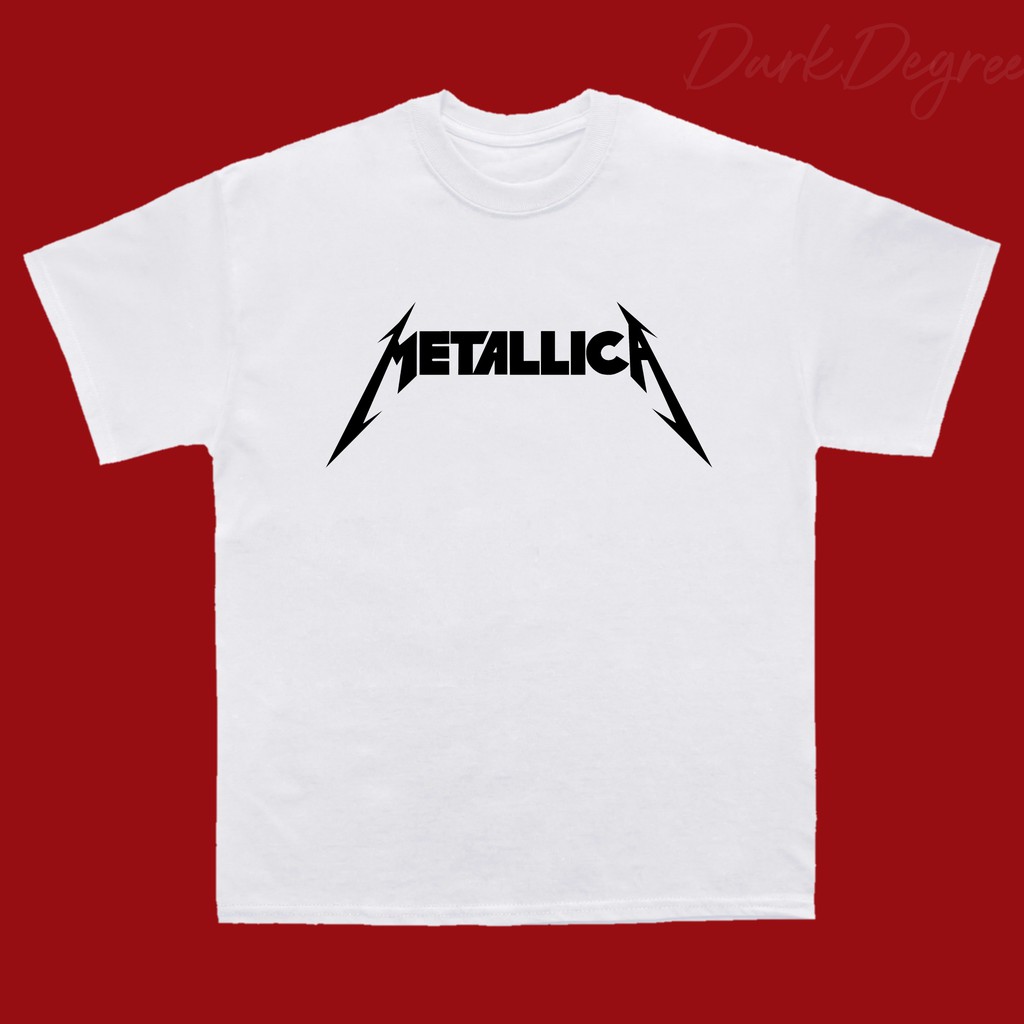 Metallica t shirt outlet white