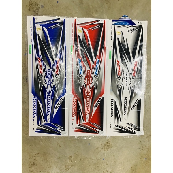 🔥🇹🇭 STICKER WAVE 125X ULTIMO 🇹🇭🔥 WAVE 125X STRIPE STIKER THAILAND ...