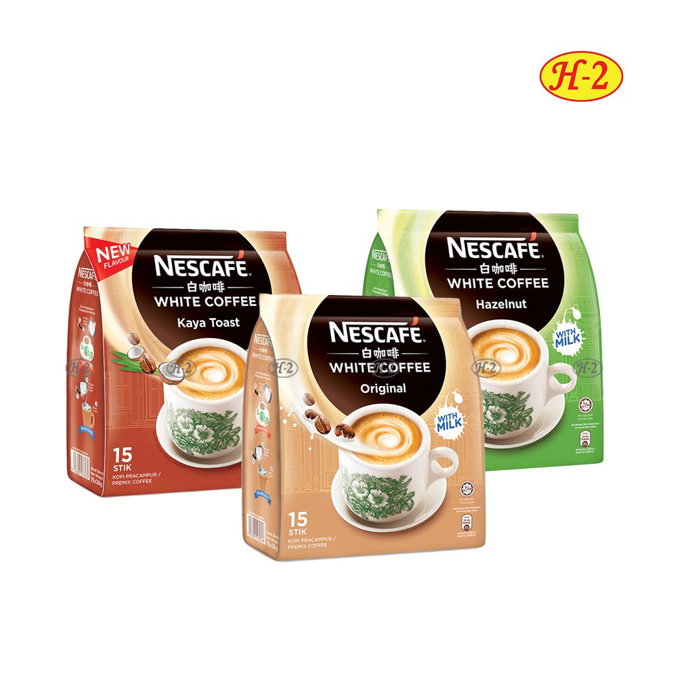 Nescafe White Coffee Series Original / Hazelnut / Kaya Toast (15