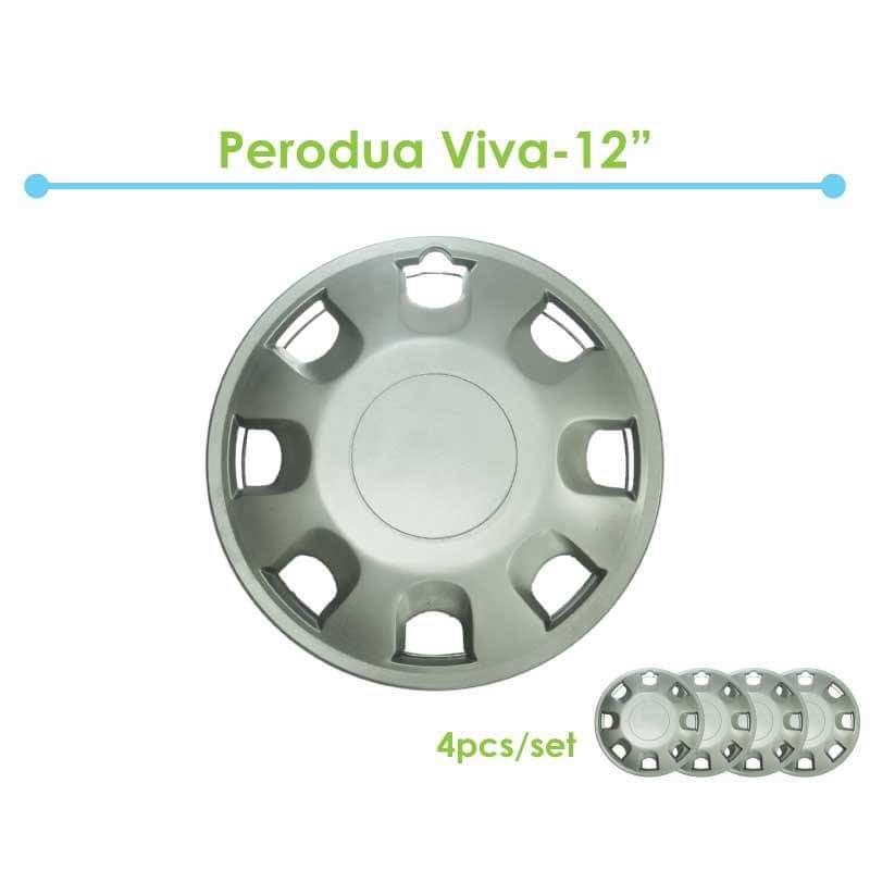 Perodua Viva Kancil 12 Inci Wheel Cover Rim Tyre Center Hub Cap Steel