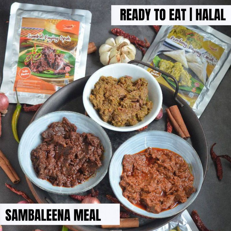 SAMBALEENA |SAMBAL DAGING |RENDANG DAGING |DENDENG DAGING | Shopee Malaysia