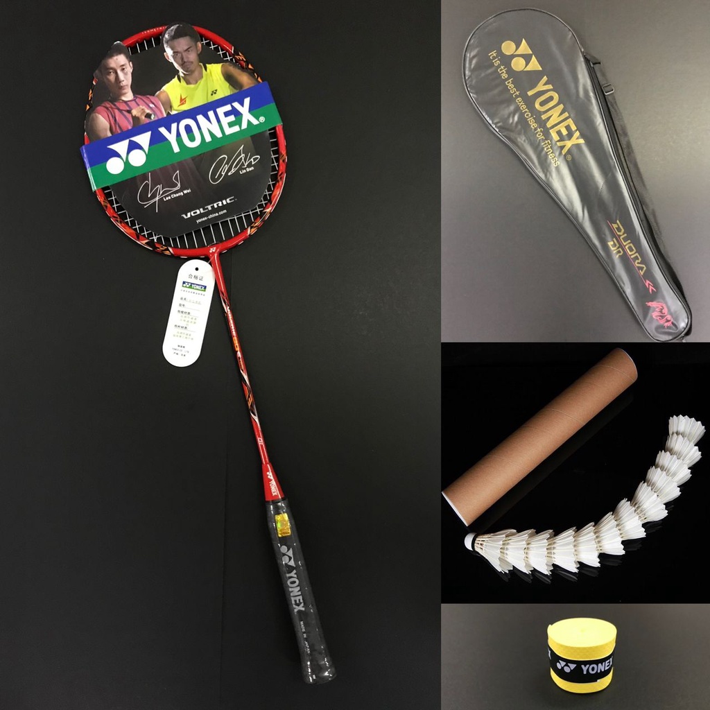 Racket Duora pack of -1pcs Racket + 1 Bag + 1pcs Grip +12pcs ...