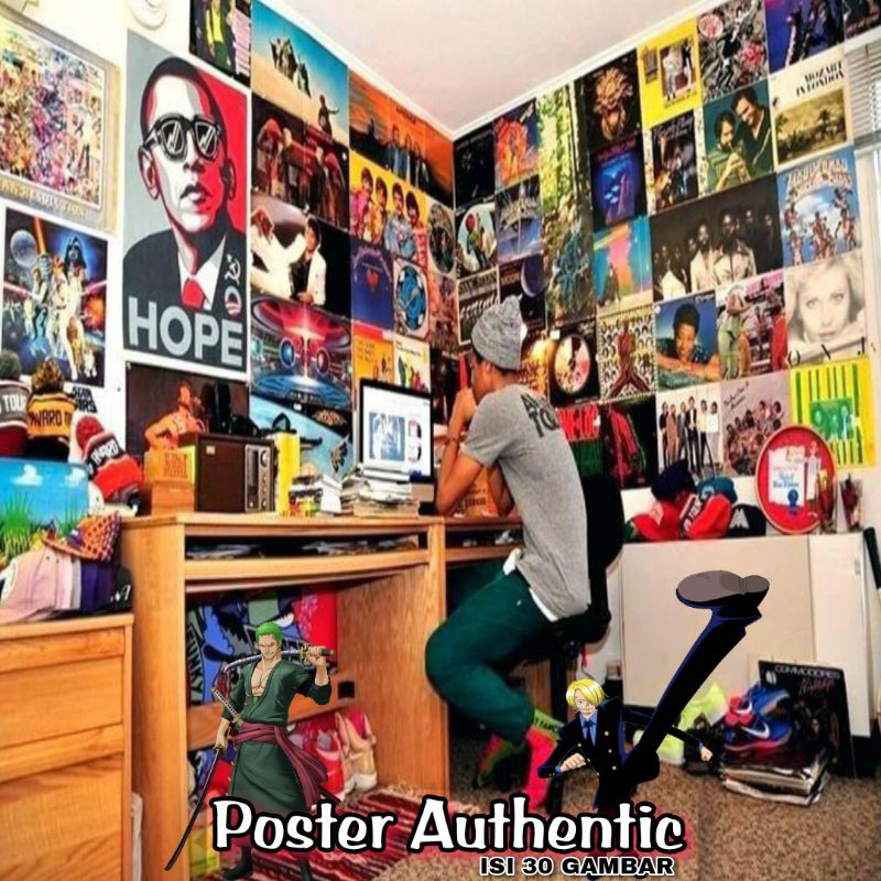 Authentic POSTER Contains One Pack Of 30 Themes | Shopee Malaysia