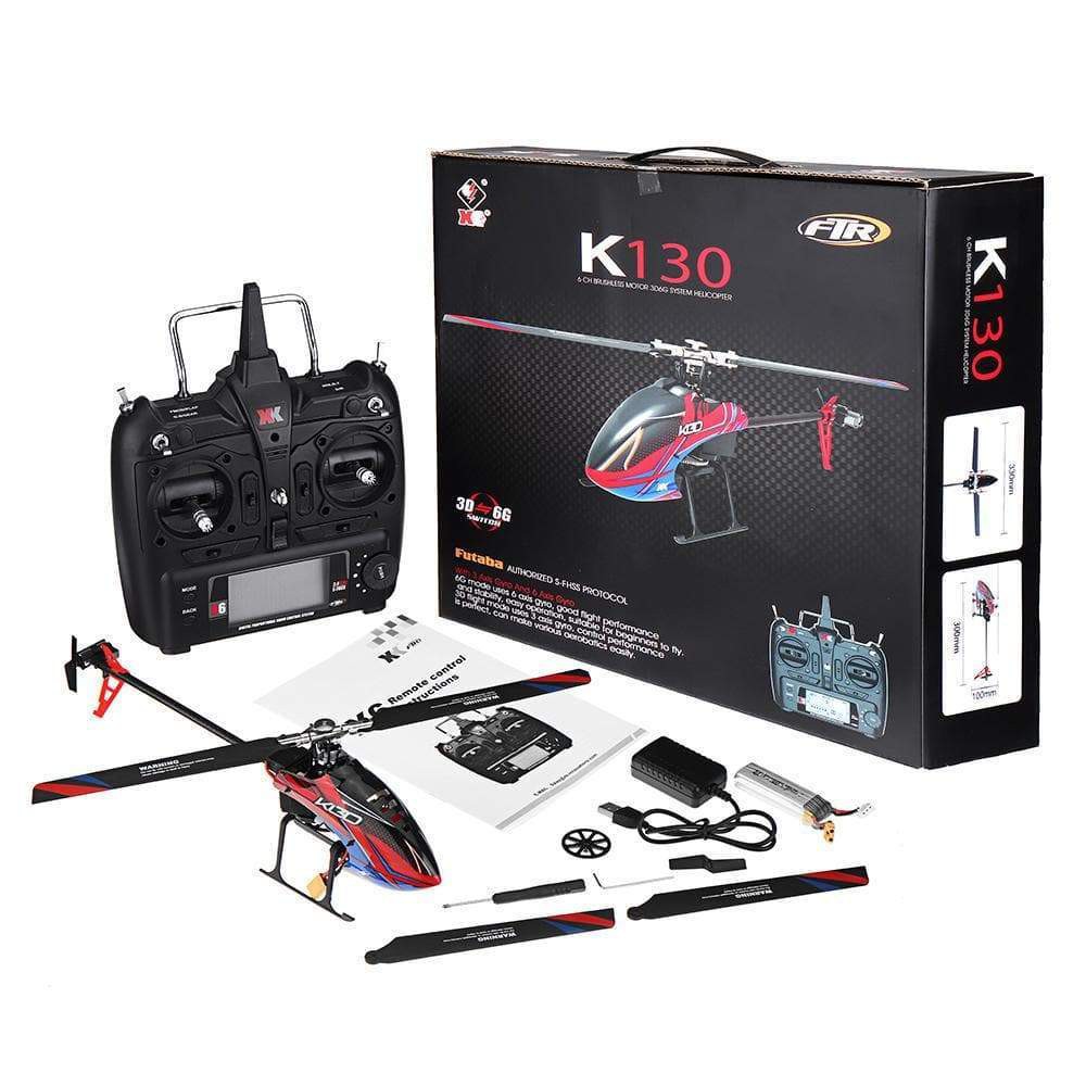 xk k130 2.4 g 6ch brushless