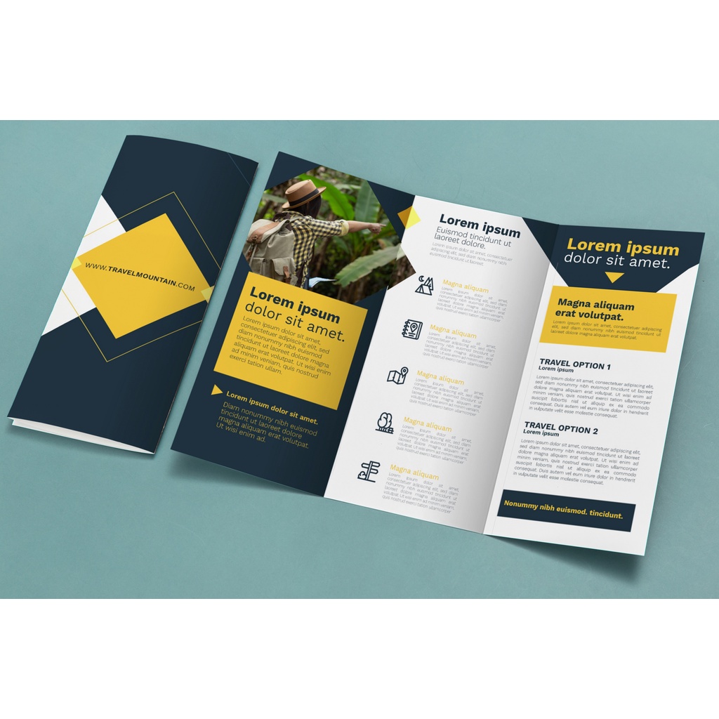 A4 Flyer Brochure Printing | Art Paper 128gsm | Double Side | Own ...