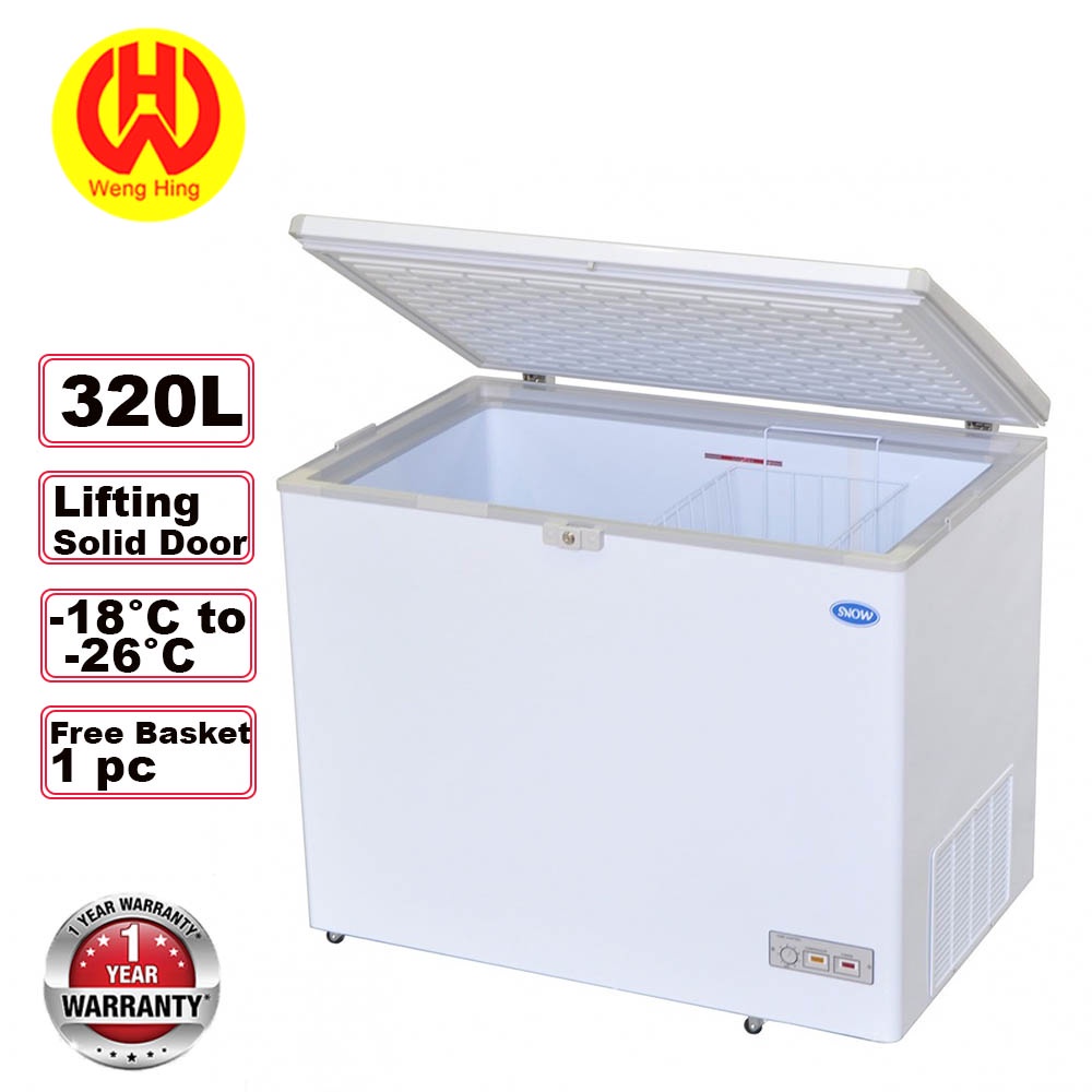 Snow Chest Freezer Lifting Door Series 320Litres LY350LD Shopee Malaysia