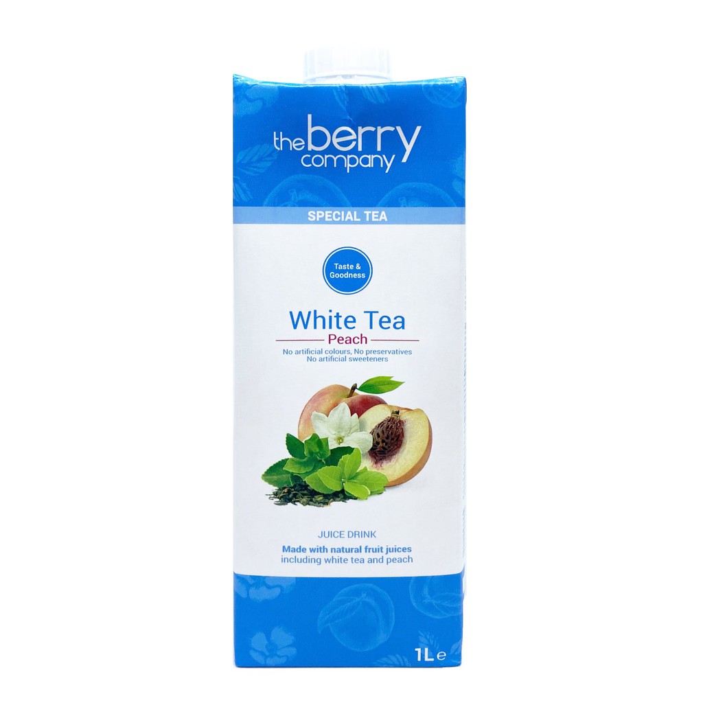 The Berry Company Special White Tea with Peach 1L NO ADDED SUGAR / NO
