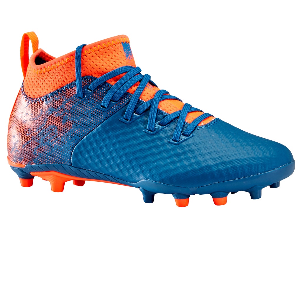 Decathlon Kids Mid Rise Football Boots Round Studs Kipsta Shopee Malaysia