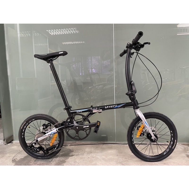 Litepro city 16” 349 folding bike mechanical disc brake | Shopee Malaysia