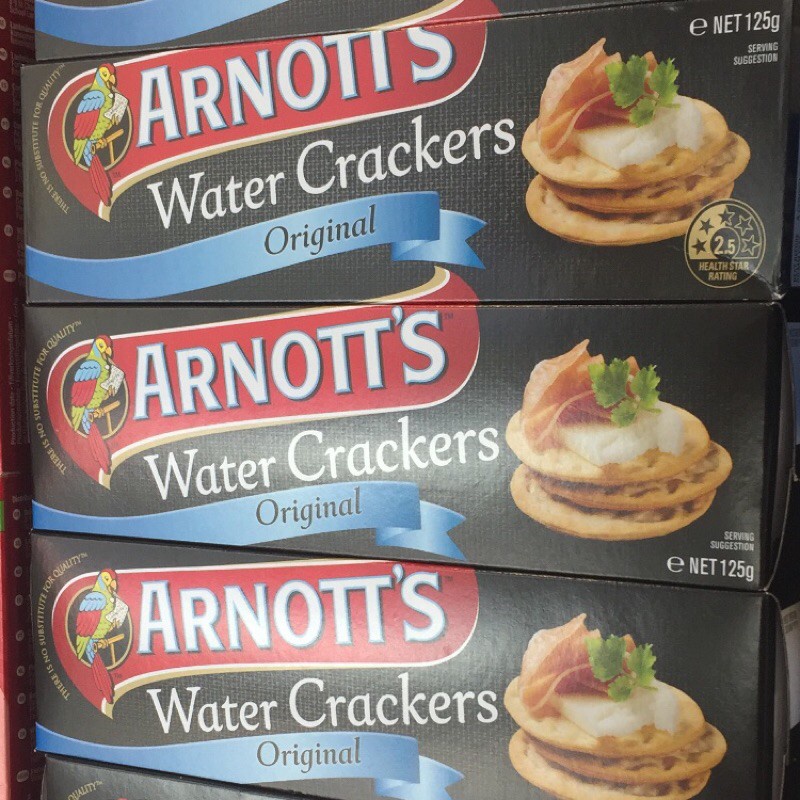 ARNOTT'S WATER CRACKER ORIGINAL 125G Exp 04/04/2023 Shopee Malaysia