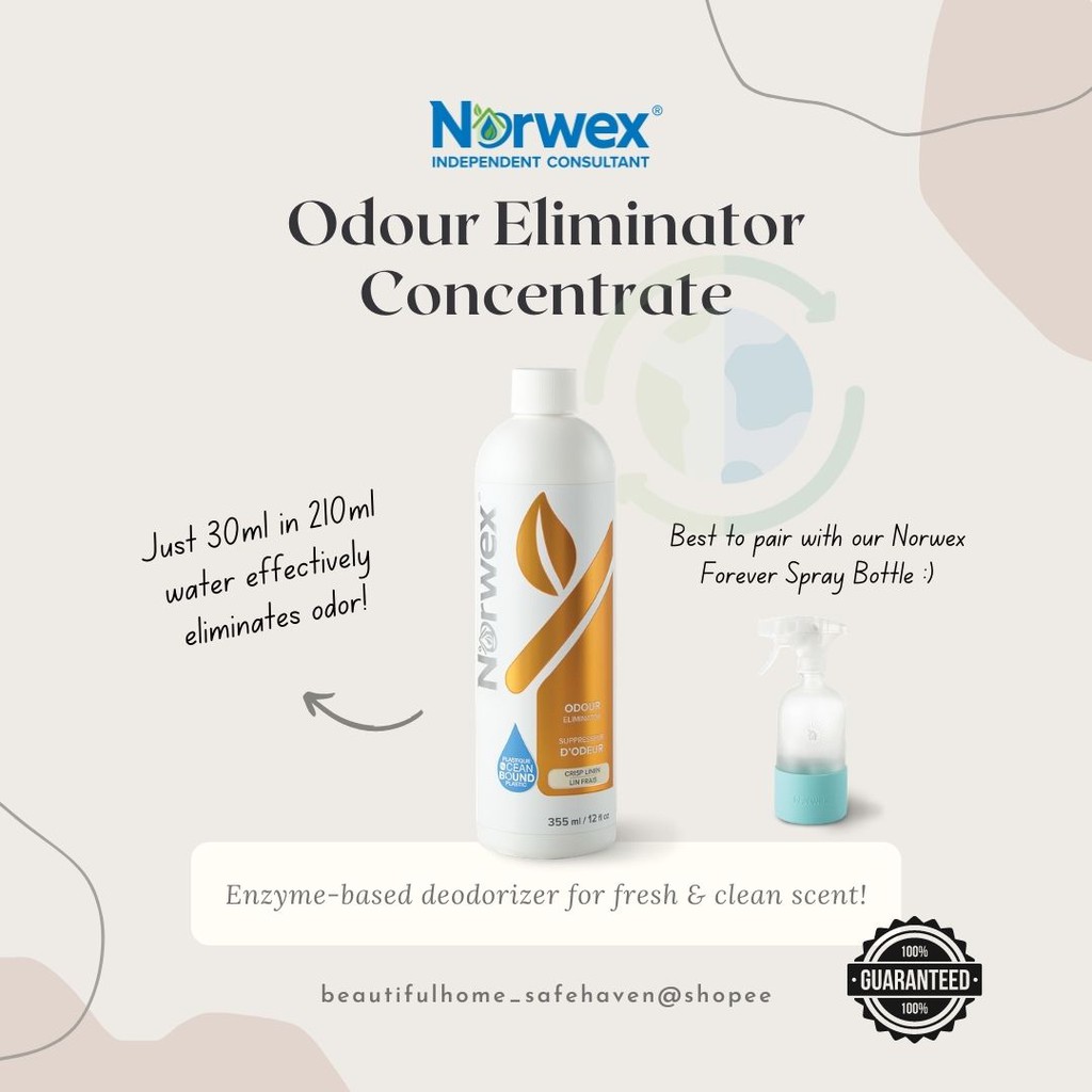 Norwex Odour Eliminator Enzymebased Biodegradable 355ml 酶制除臭剂 可生物降解