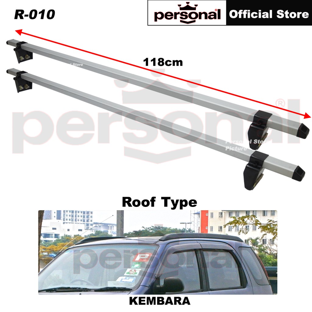 R-010 Kembara Car Roof Rack Cargo Carrier Luggage Cross Bar | Shopee ...