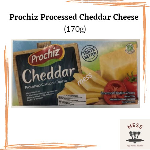 Prochiz Processed Cheddar Cheese Block/Keju Cheddar (170g) | Shopee ...