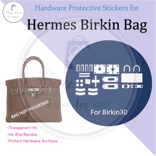 Hermes Birkin Purse Hardware Protector Clear Vinyl Sticker for
