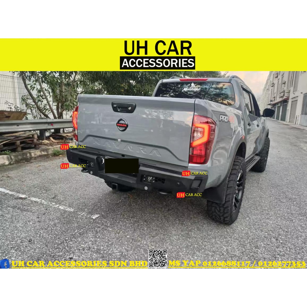 Nissan navara np300 pro4x force op2 steel rear bumper bull bar | Shopee ...