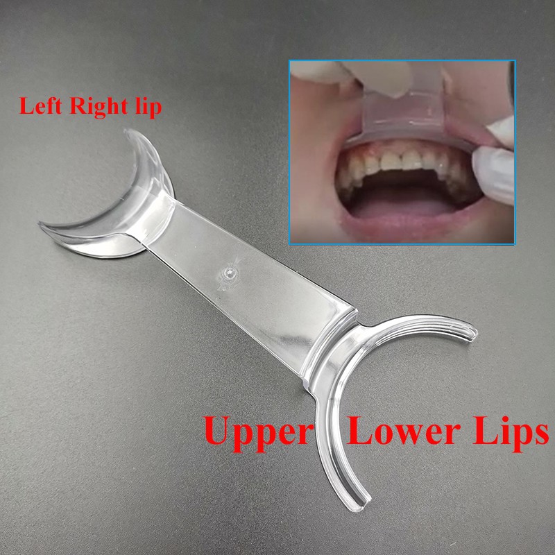 Double head Lip Retractor Intraoral Black Cheek Upper Lower Lip