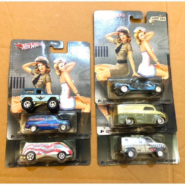 Hot wheels hot sale nose art