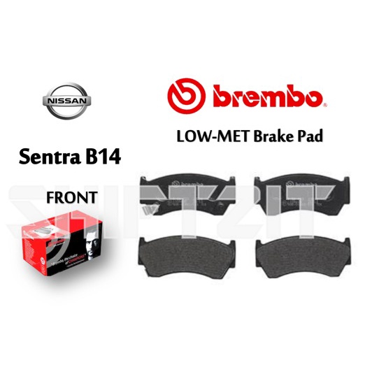 Brembo Front Brake Pads Nissan Sentra B14 Shopee Malaysia