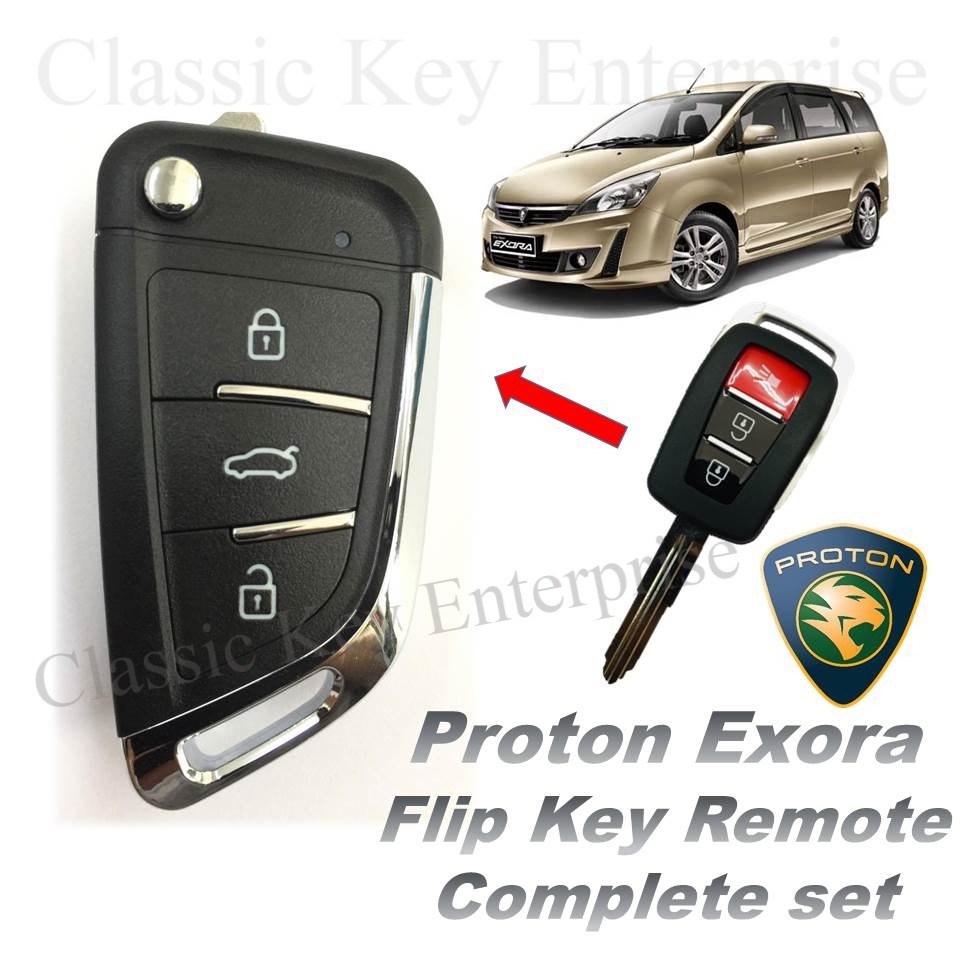 Proton Exora Flip Key Remote New Design ( 2009-2024) | Shopee Malaysia