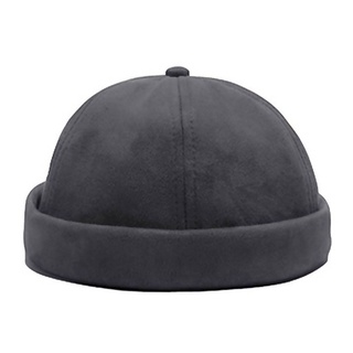 Brimless Men Melon Cap Docker Beanie Sailor Cap Cotton Breathable