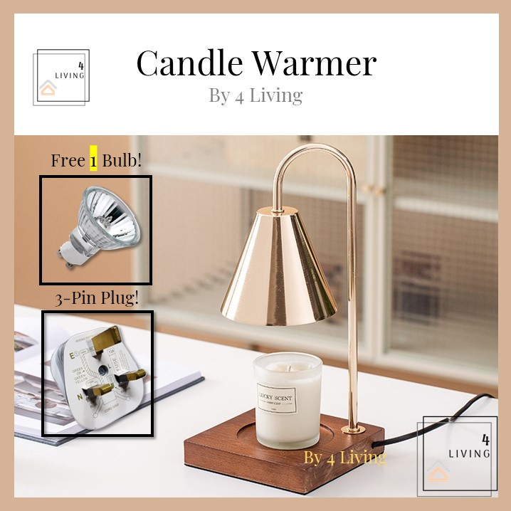 Popxstar  Vintage Electric Dimming Candle Melting Lamp with Timer Function, Includes 2 Bulbs, Gift for Mom, Perfect for Bedroom Home Decor