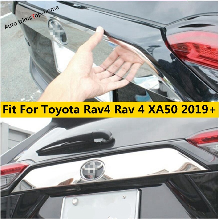 Stainless Steel Front Rear Trunk Lid Tailgate Door Strip Decor Cover ...