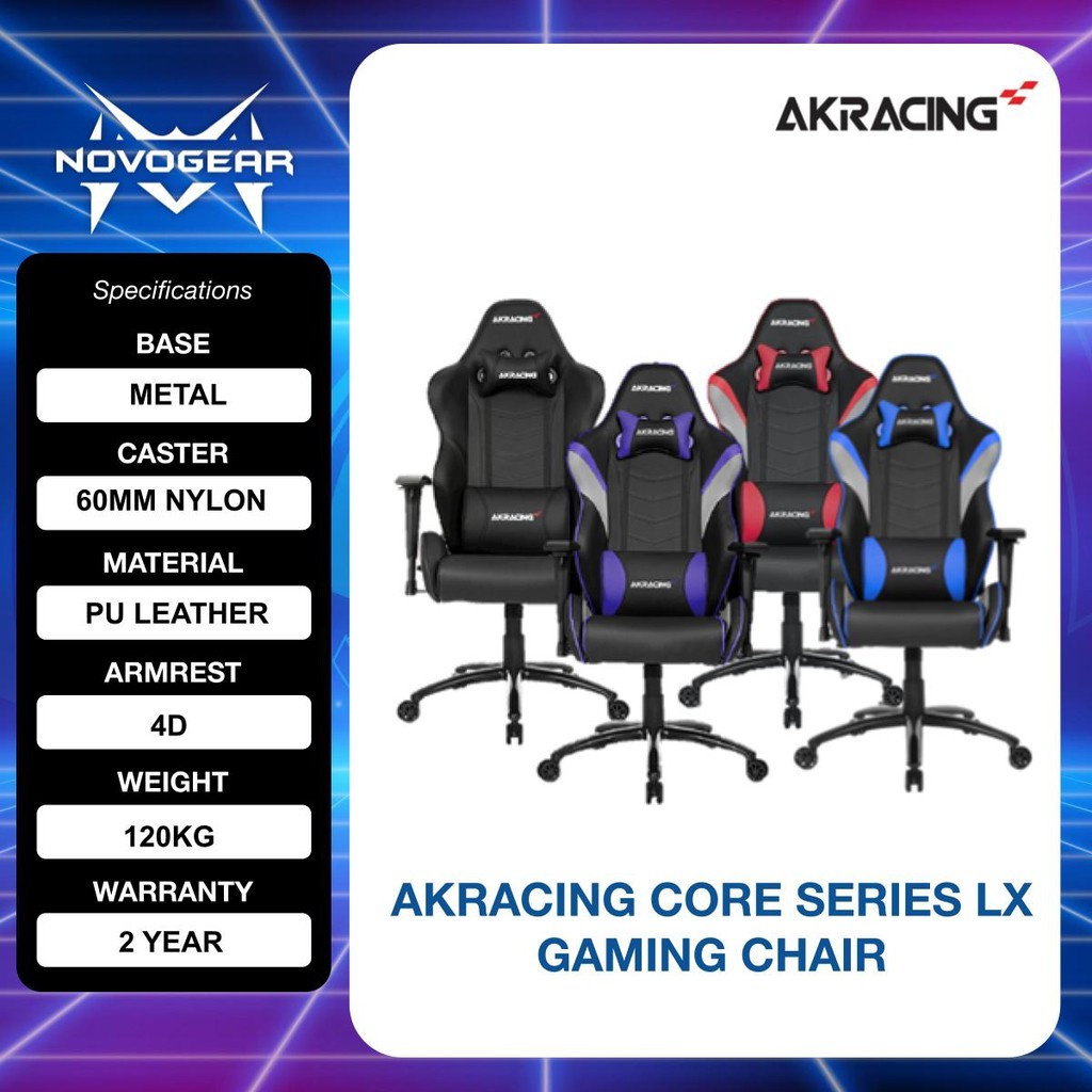 AKRACING CORE SERIES LX GAMING CHAIR Shopee Malaysia