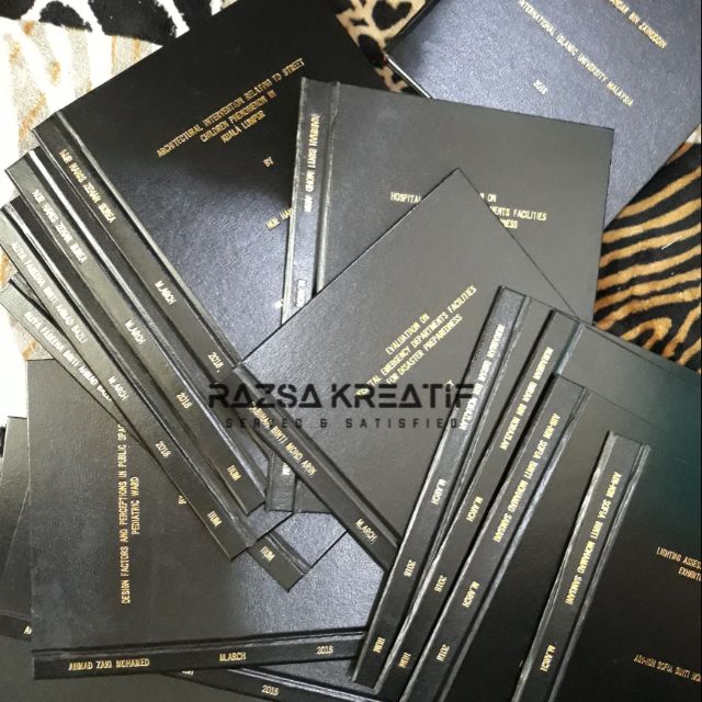 Thesis Binding / Tender Binding / Project Binding / Hardcover Binding