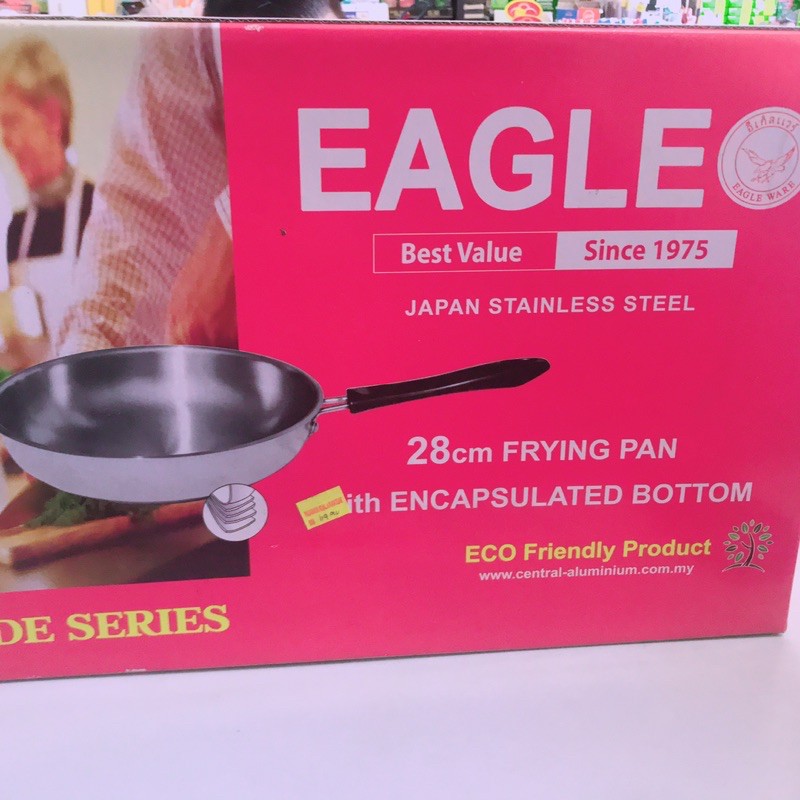 Eagle Frying Pan stainless steel | Shopee Malaysia