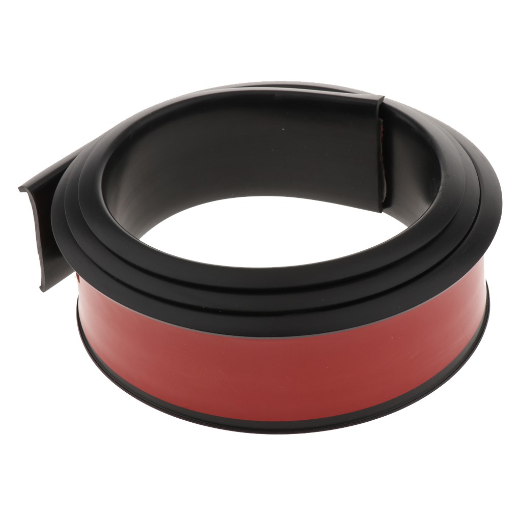 Universal Carbon fiber Rubber Car Wheel Eyebrow Arch Trim Fender Flares