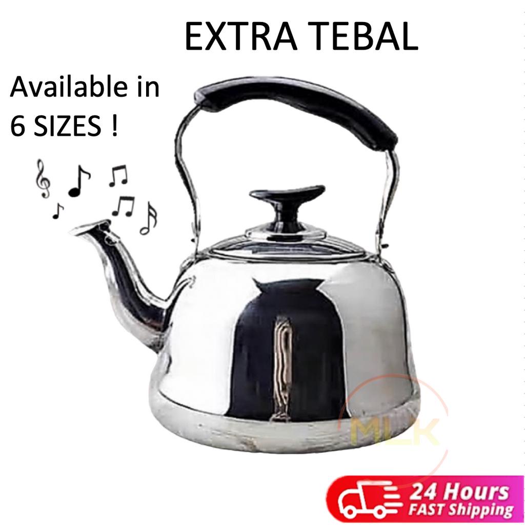 MLK Whistling Kettle Extra Thick Stainless Steel/ Cerek Bunyi Tea ...