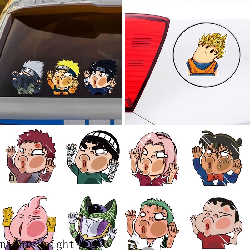 High quality Cool DIY Motorcycle Car Stickers Anime Naruto Dragon Ball ...