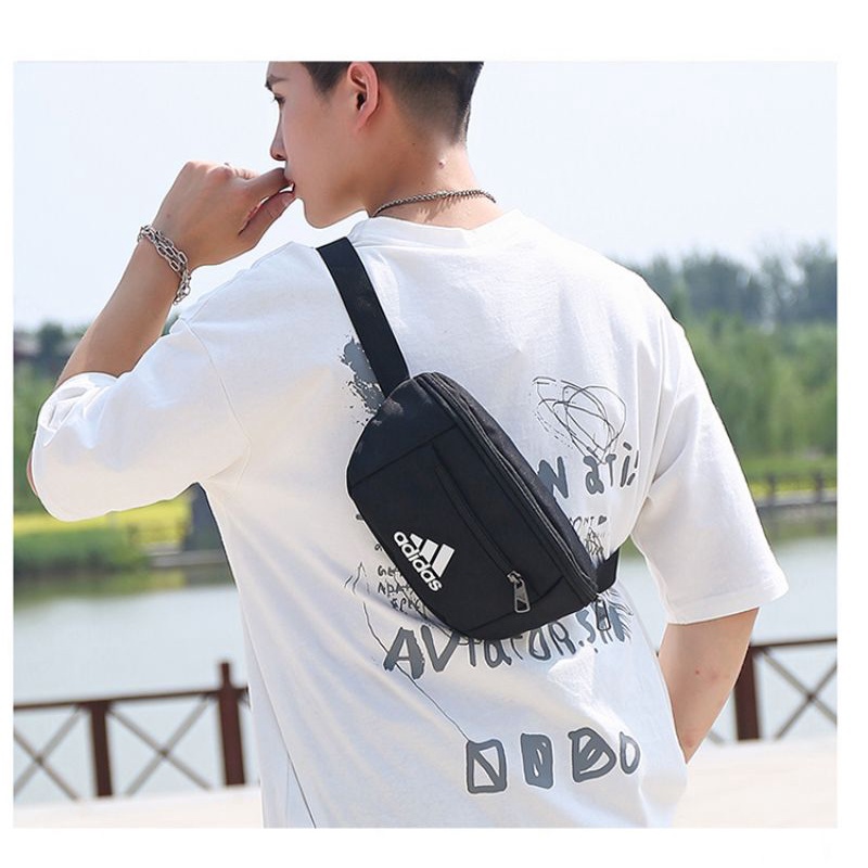 Ready Stock Adidas Pouch Bag Waist Bag Shoulder Bag Man bag