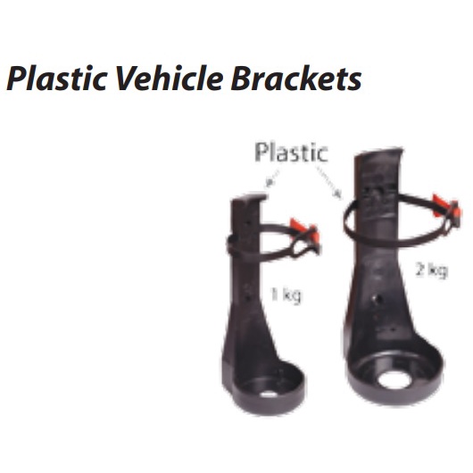 [Part] Plastic Bracket for Eversafe Fire Extinguisher 1kg / 2kg