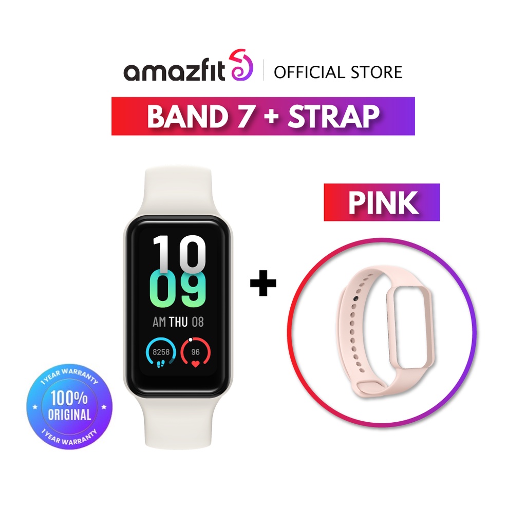 Amazfit Band 7 Smart Watch Sports Watch with Amoled Screen, 120+ Sports
