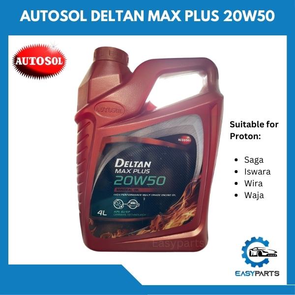 AUTOSOL DELTAN MAX PLUS 20W50 MINERAL HIGH PERFORMANCE MULTI GRADE