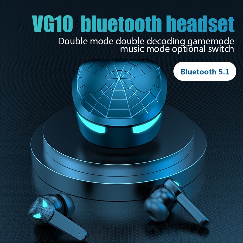 Écouteurs Bluetooth Intra-auriculaires Spider TWS SPIDSUFFOLK VG10 - Noir, Neufs Sous Blister