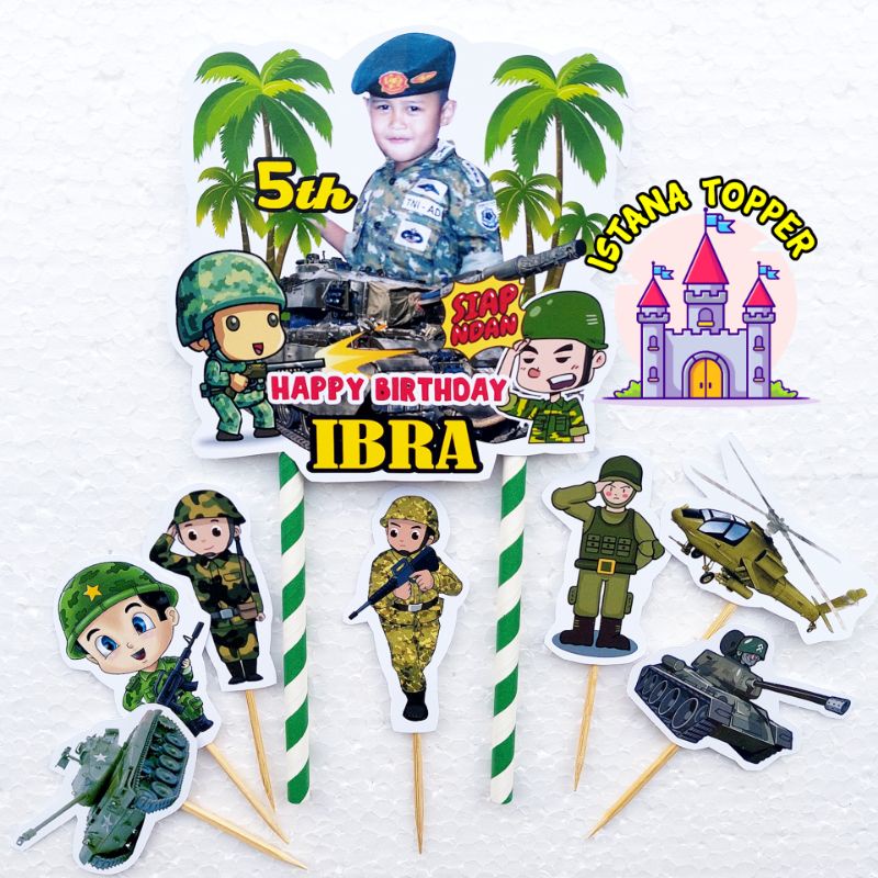 Standard Cake Topper/Custom Doctor, Army, Chef, Police/Custom Photo ...