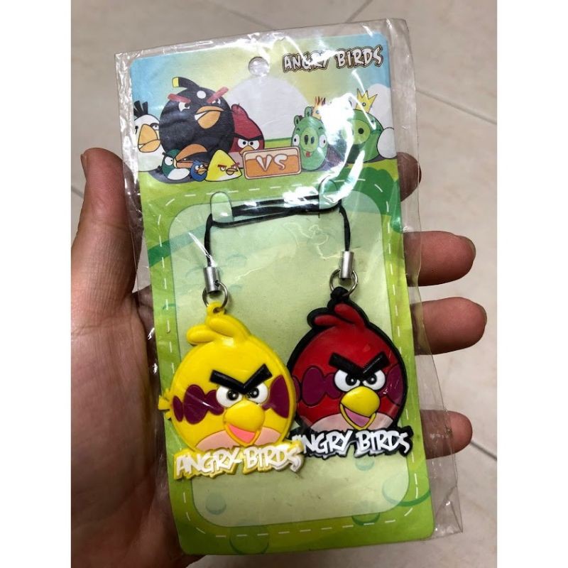 Angry on sale bird keyring