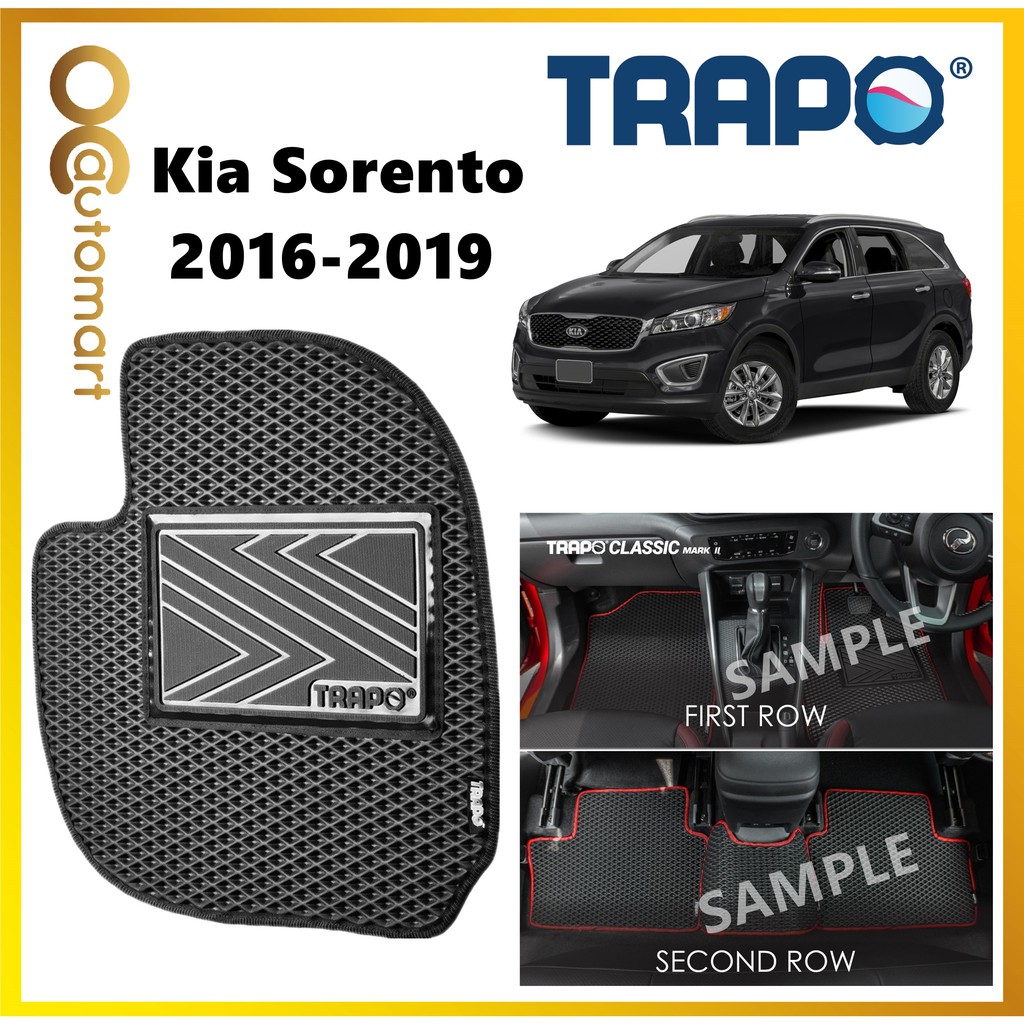 TRAPO Customize Car Floor Mat for Kia Sorento (2016 2019) Shopee